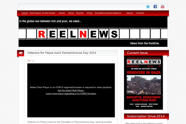reelnews.co.uk site used BlogoLife