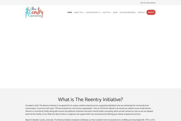 reentryinitiative.org site used Kindness