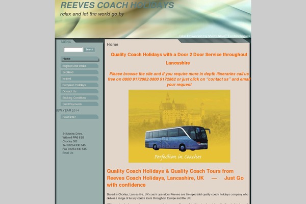 WordPress website example screenshot