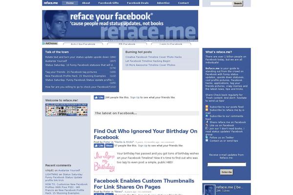 reface.me site used Reface