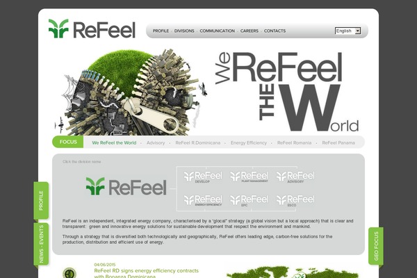 refeel.eu site used Refeel