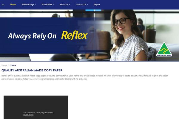 Reflex theme site design template sample