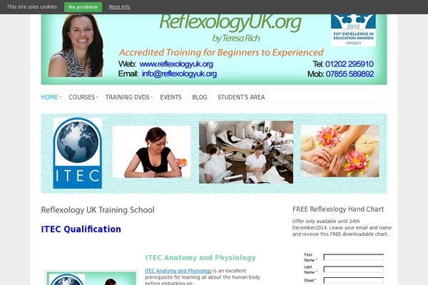 reflexologyuk.org site used Catch-box-pro4-1-child