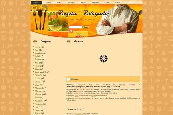 refogado.com site used Thebestrecipes