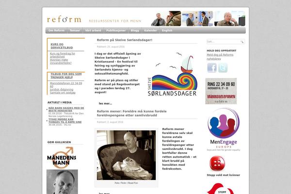 Reform theme site design template sample