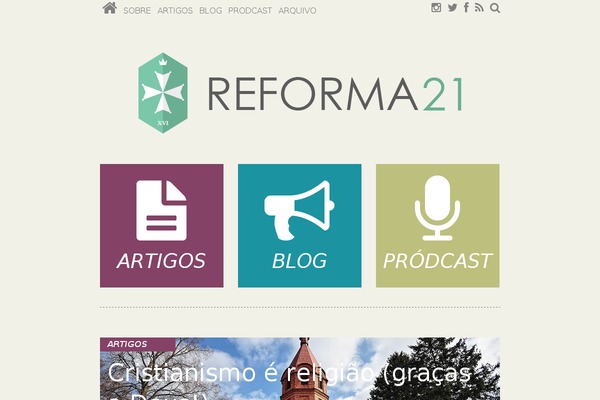 reforma21.org site used Wp_moment5-v1.2
