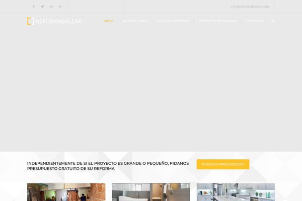 Constructo theme site design template sample