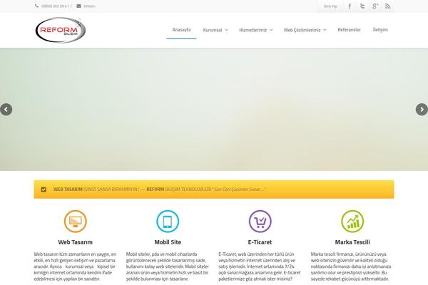 Reform theme site design template sample