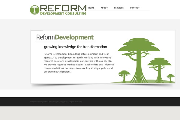 reformdevelopment.org site used Rhino