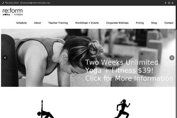 WordPress website example screenshot