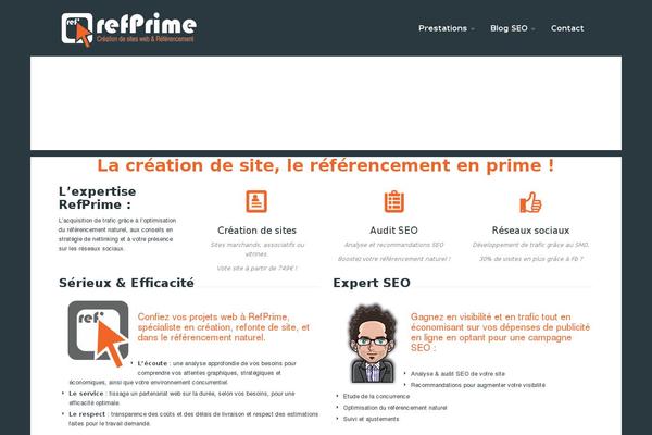 refprime.fr site used Creativ-blog
