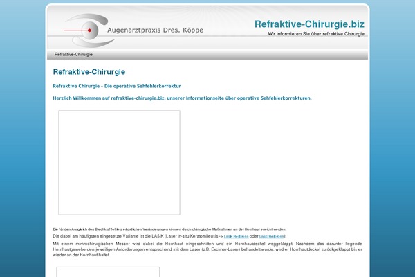 refraktive-chirurgie.biz site used Koeppetempartx