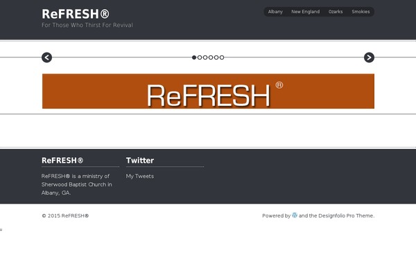 Designfolio Pro theme site design template sample