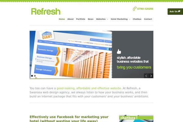 refreshcreative.com site used Inbox