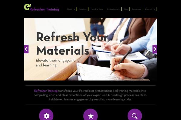 refresher-training.com site used Refresher