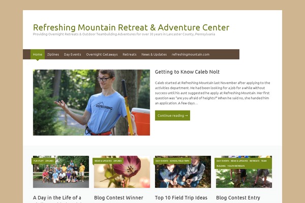 refreshingmountainblog.com site used Refreshing-mountain