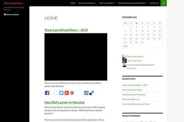 WordPress website example screenshot