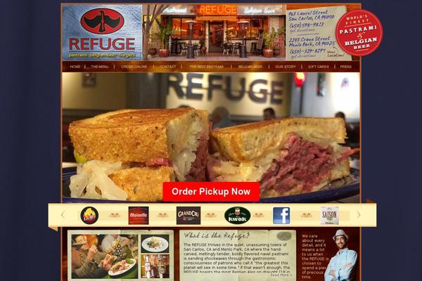 refuge theme websites examples