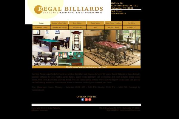 regalbilliards.com site used Billiards