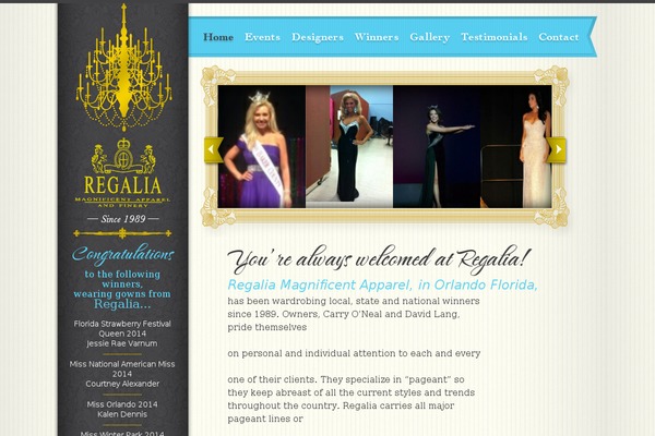 regaliagowns.com site used Regalia