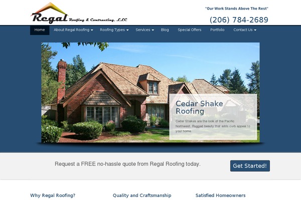 WordPress website example screenshot
