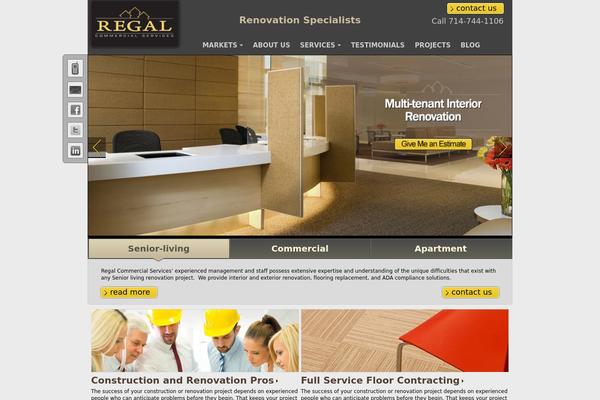 regalserve.com site used Regal-theme