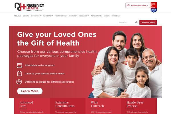 Medicare-child theme site design template sample