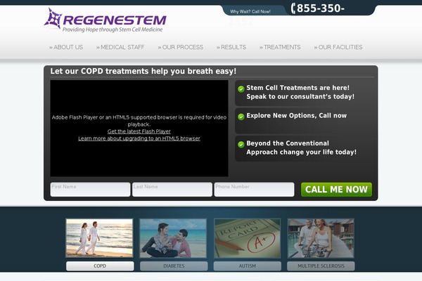 regenestem.com site used Regenestem