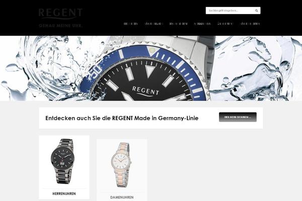 regent-uhren.de site used Regent-theme