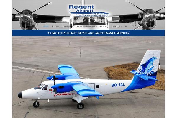 regentaircraft.com site used Divi