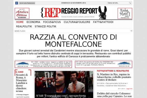 reggioreport.it site used Reggio-report