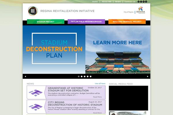 reginarevitalization.ca site used Rri-2012
