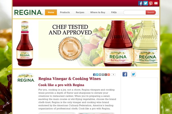 reginavinegar.com site used Regina