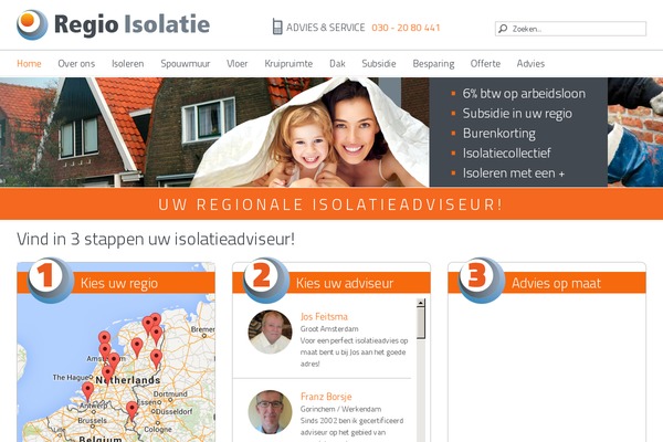 regioisolatie.nl site used Standaard