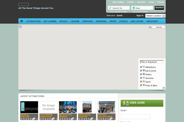 Geo Theme Child website example screenshot