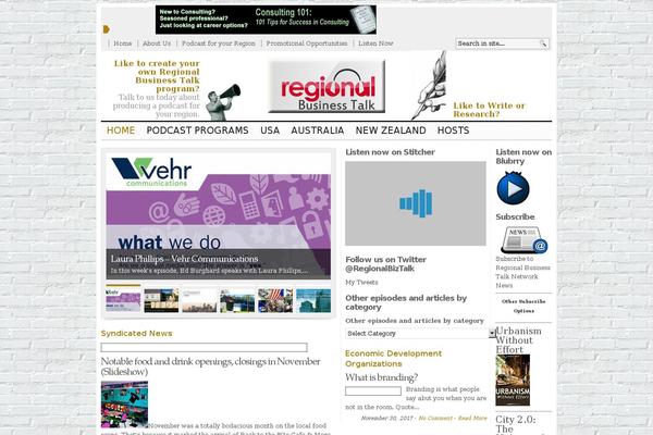 regionalbusinesstalk.com site used Advanced Newspaper