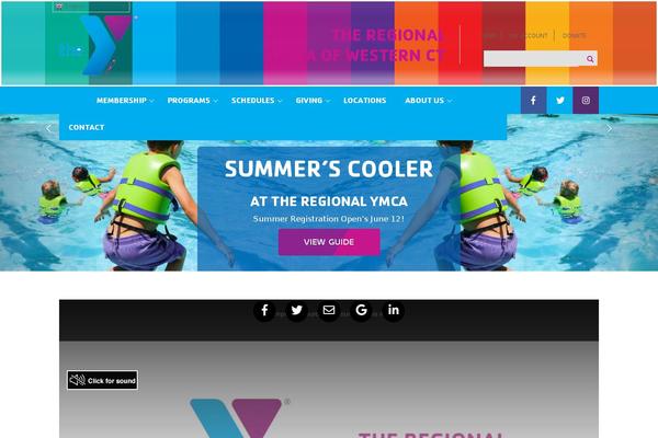 Ymca theme site design template sample