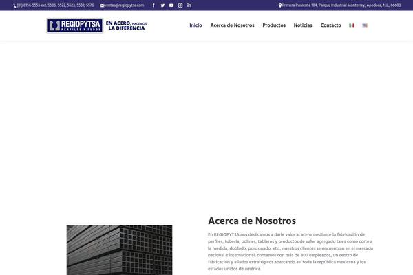 WordPress website example screenshot