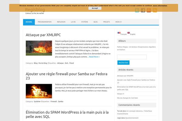 WordPress website example screenshot