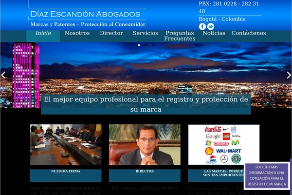 WordPress website example screenshot