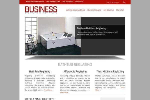Small Business theme site design template sample