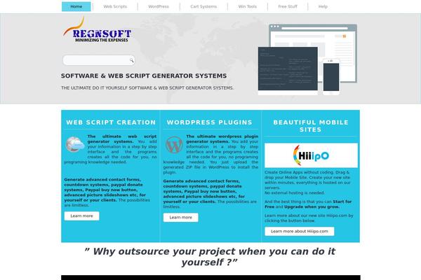 regnsoft.com site used Regnsoft