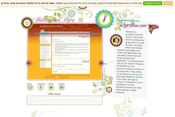 NewsAnchor theme site design template sample