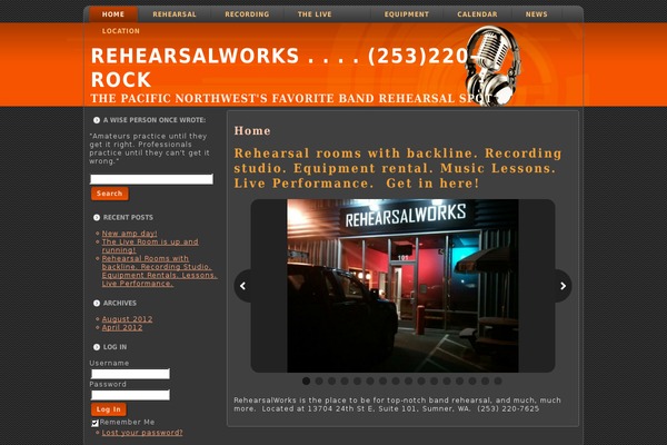 rehearsalworks.com site used Rw_theme