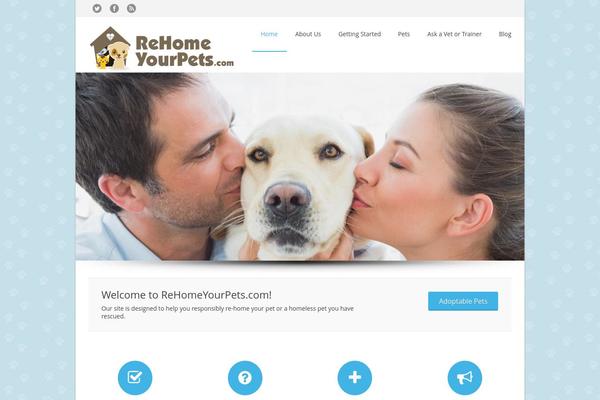 rehomeyourpets.com site used Petclinic