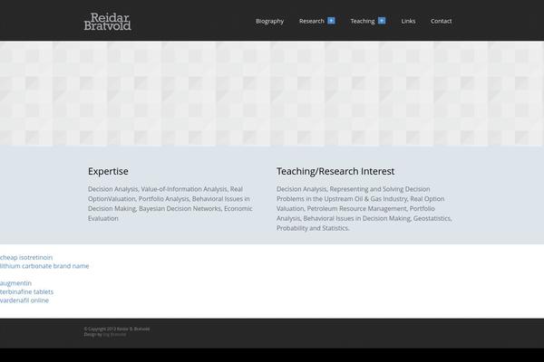 reidar-bratvold.com site used Creativo-1