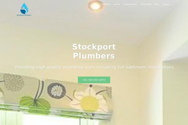 Plumbers theme websites examples