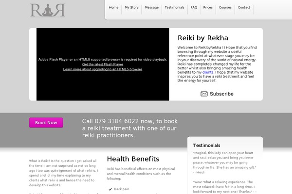 reikibyrekha.co.uk site used Rekha
