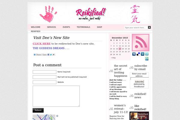 reikified.com site used Pinkthree