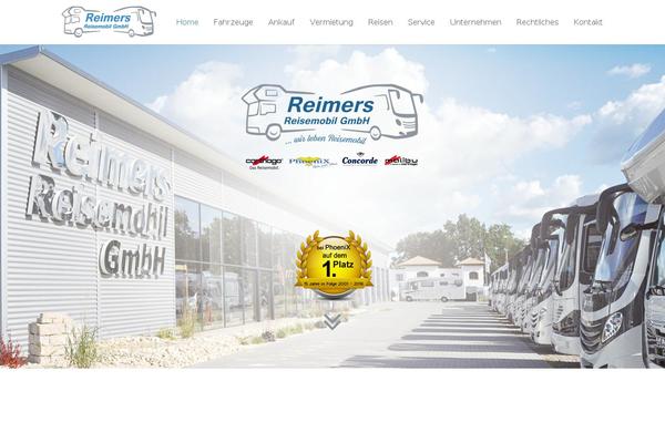 Impreza theme site design template sample